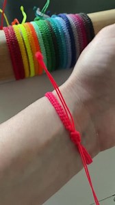 Flat Macrame Wax Cord Bracelet - Etsy
