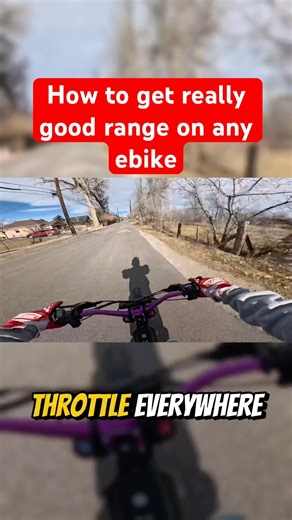 This will get you crazy range on any ebike #moto #motovlog #emoto #rangetest