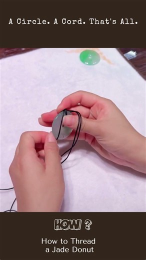 The Fastest Way to Thread a Jade Pendant