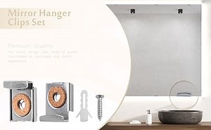 Watch Mirror Mount Hanger Clips Spring Loaded Mirror Hanger Clips on Amazon Live