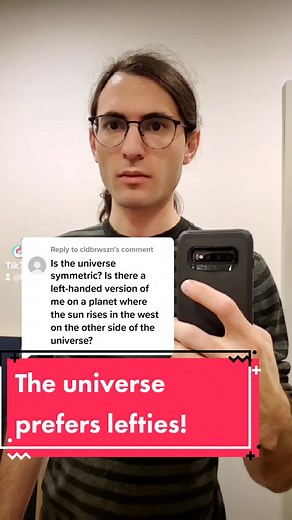 The Universe Prefers Lefties!