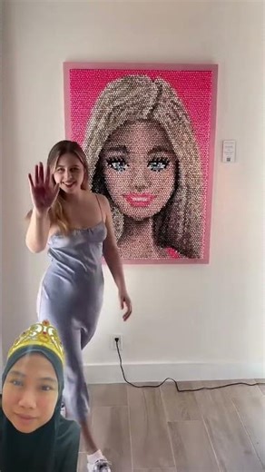 Lukisan dari lipstik🥰🫣✨