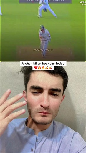 Jofra Archer bouncer vs Phillips today - killer bouncer highlights