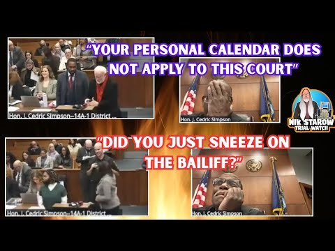 Wild Day in Judge Simpsons Court. (PCC-Docket)