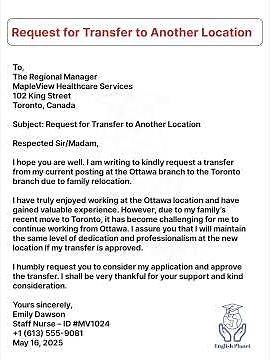 📄 Transfer Request Letter – When and Why You Need It | English Speaking #englishplanet786 #shorts"