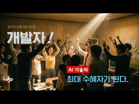 개발자 : AI기술로 일자리 소멸 대상 1호에서 최대 수혜자가 된다.