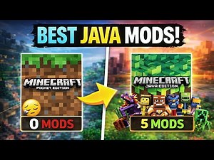 TOP 5 Best Mods That Turn Your MCPE Into Minecraft Java Edition 🔥|| in Minecraft Bedrock/Pe1.21+