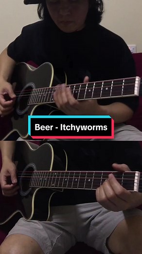 Beer - Itchyworms Acoustic guitar intro cover #beer #itchyworms #opm #music #musician #acoustic #guitartok #guitar #tutorial #beginner #fyp #uae #dubai #uaelife