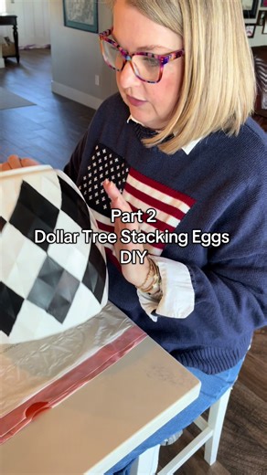 Dollar Tree Stacking Eggs DIY - Part 2