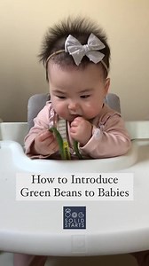 Green beans or string beans? Either way, we love this legume for babies. 🌱For complete details, tap the link in our bio to search our free First Foods® database or download the Solid Starts app for full details on how to prepare these and over 350 other foods for babies and toddlers. #SolidStarts #babyfoodprep #babyfoodie #babyledweaning #babyledweaningideas #firstfoods #whatmybabyeats #babyfoodideas #6monthsold #babydevelopment #babymilestones #childdevelopment #100firstfoods #raisinglittles #