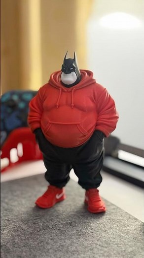 Timelapse 3D Print Fatman (Batman) urban edition #3dprinting #bambulab #batman #feedshorts