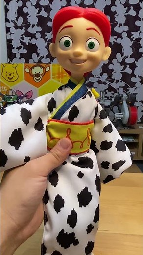 着物をきたジェシー！このモデル知ってる？#トイストーリー５ #toystory #disney