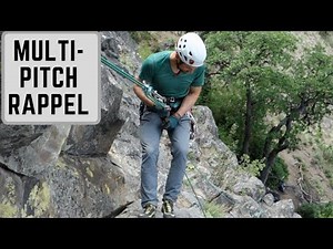Setting up a multi-pitch rappel