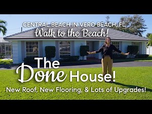 Stunning Central Beach Home with Lots of Updates on Massive .45 Acre Lot | Vero Beach, FL