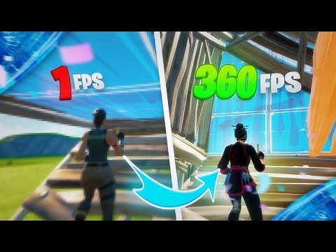 FORTNITE MAIS JE JOUE AVEC TOUT LES FPS DIFFERENTS 😱 ! ( 1 a 360 FPS )