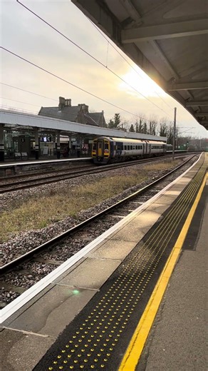 Northern Class 158 passing Durham