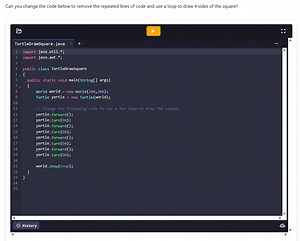 Can you change the code below to remove the repeated lines of c... | Filo