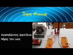 ΦΥΣΙΚΗ Γ' ΛΥΚΕΙΟΥ, Αναπηδώντες δακτύλιοι-Νόμος του Lenz (+Πείραμα)