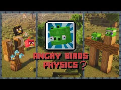 I Added Angry Birds in Minecraft! Create Aeronautics | The Porkchop Express Mod - (1.21.1 NeoForge)