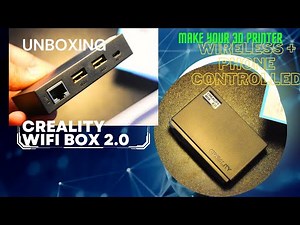 CREALITY WIFI BOX 2.0 | CONTROL 3D PRINTER VIA PHONE | WIRELESS | UNBOXING | INSIDE DETAILS IN FHD