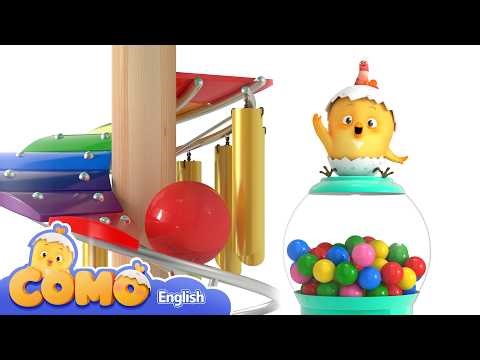 Surprise Como | Learn Colors and English Words with Como!