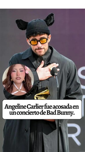 ¿Notaste que menos de 24 horas después de que Angeline Carlier fuera acosada en un concierto de Bad Bunny, los Bad Rabbits hicieron tres cosas conmovedoras que les hicieron ganar 10 millones de dólares?#celebrity #gossip #foryou #AngelineCarlier #USA #BadBunny #Harassment