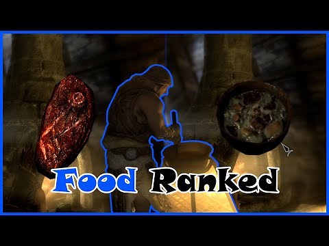 Skyrim Food Ranked Worst to Best (Based on how Tasty they look)