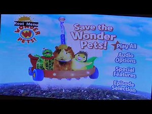Wonder Pets Save the Wonder Pets UK DVD Menu