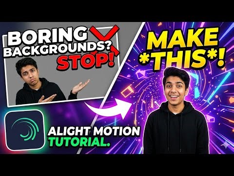 Stop Using Boring Backgrounds! Make THIS in Alight Motion.