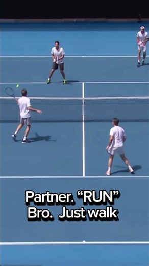 Funniest Tennis Match Ever 😂 #funny #sportsbloopers #viral #memes #crazily #tennis #shorts