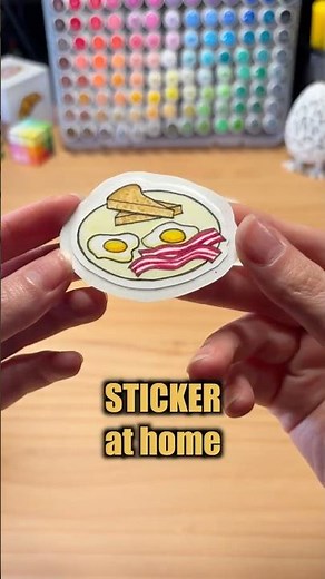 Make Stickers without double sided tape #stickers