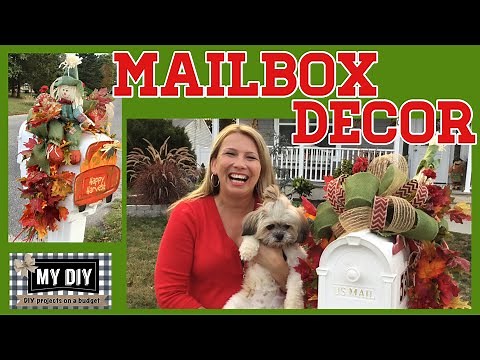 Mailbox Decoration Ideas Fall | Pool noodle hack! | Dollar Tree DIY
