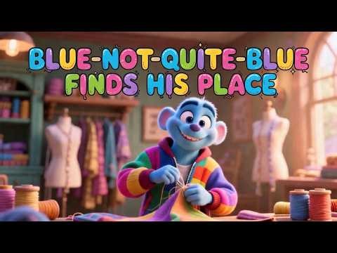 Blue Not Quite Blue Finds His Place| A Sweet Bedtime Story for Kids