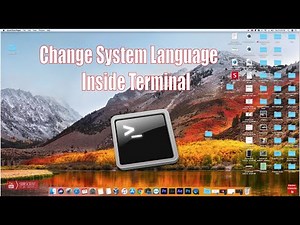 Change system language in terminal on Mac