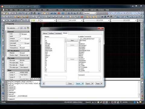 ActCAD - How to import new command shortcuts from other software?