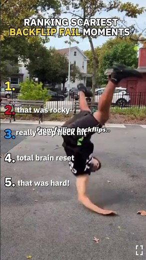 Top 5 Scariest Backflip Fails Caught on Camera (You Won’t Believe #3!) #backflips #ranked