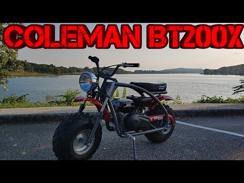 Coleman BT200X Mini Bike Unboxing, Assembly, and First Ride