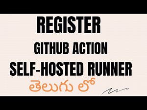 Github Actions Tutorial (6) Register a runner to Github Actions in #telugu | ‪@CodeKamikaze‬