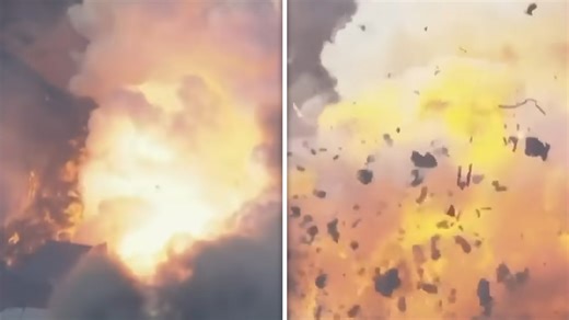 Massive Explosion at Firework Warehouse in California Sends Flames into Air