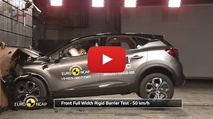 Le Renault Captur reçoit 5 étoiles aux crash tests Euro NCAP