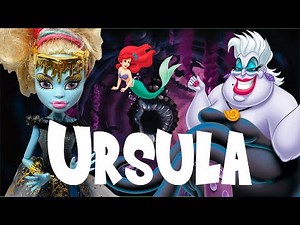 I MADE AN EPIC URSULA DOLL! / Monster High Doll Repaint by Poppen Atelier
