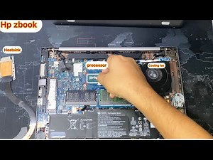 Hp zbook laptop hitting problem solve . Hp zbook 14u G6 thermal paste replace.#hp#zbook#thermal
