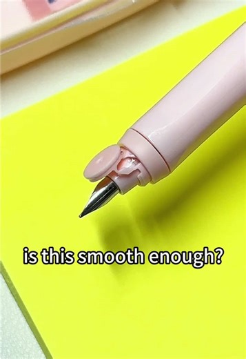 A fountain pen lefties can trust …with one click? Wild.😍😍😍#pentest #pentok #fountainpen #stationery #tiktokshopfinds