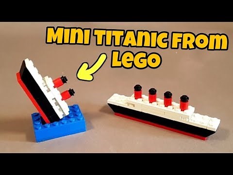How to make a Mini TITANIC out of lego ?!