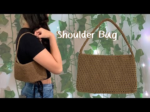 Simple Crochet Mini Shoulder Bag Tutorial