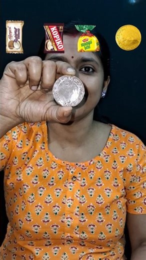 chocolate coin eating asmr #youtubeshorts #shortsfeed #shorts #asmr #chocolate