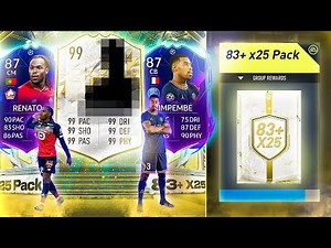 FIFA 22 world's first 83+ x 25 road to the final pack!