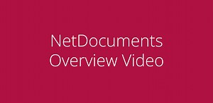NetDocuments Overview Video