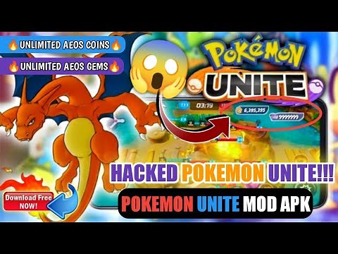 How To Hack Pokemon Unite🔥| Pokemon Unite Mod Apk 2021🔥| Unlimited Aeos Coins And Gems Trick☑️