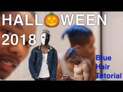 Get Halloween Ready with XXXTENTACION's Iconic Blue Dreads and Braids